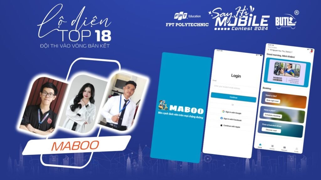 Đội Maboo - Dự án Book xe sinh viên